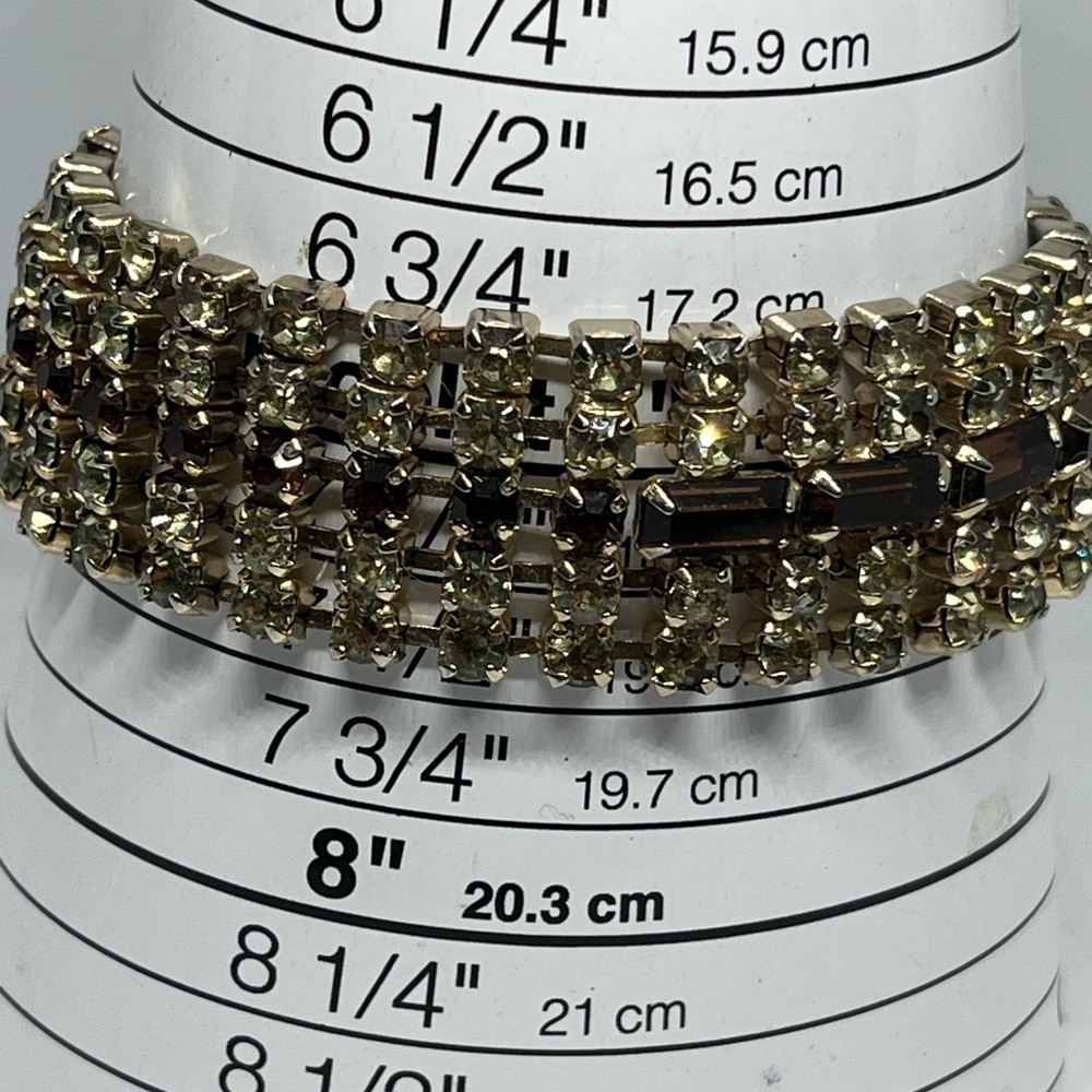Vintage Rhinestone Bracelet - Picture 6 of 7